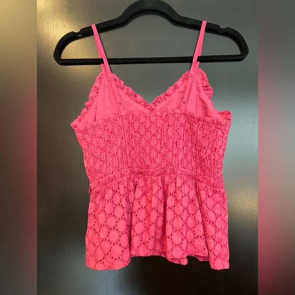 Sim & Sam NWT honeysuckle eyelet tank top - Picture 2 of 4